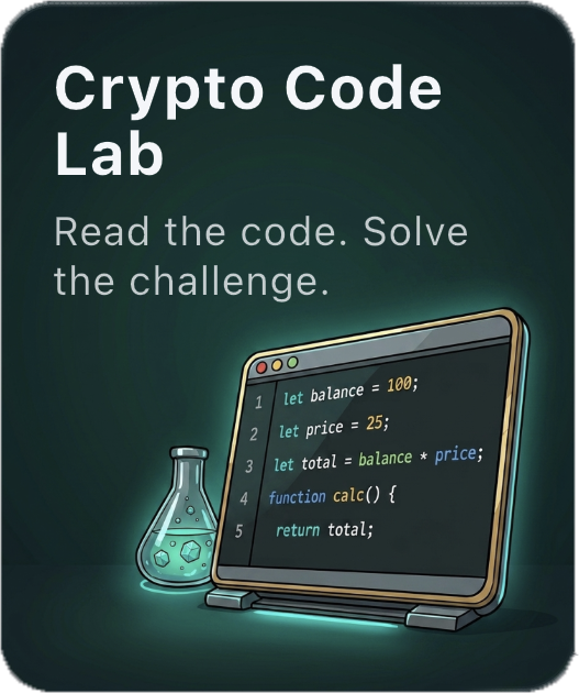 Crypto Code Lab game mode artwork.